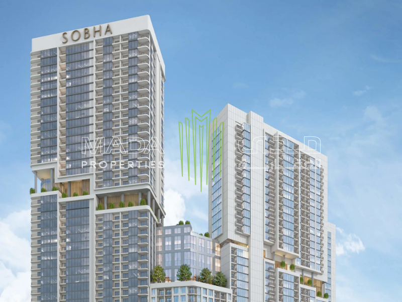 lagoon view | corner unit | 2BHK+Maid