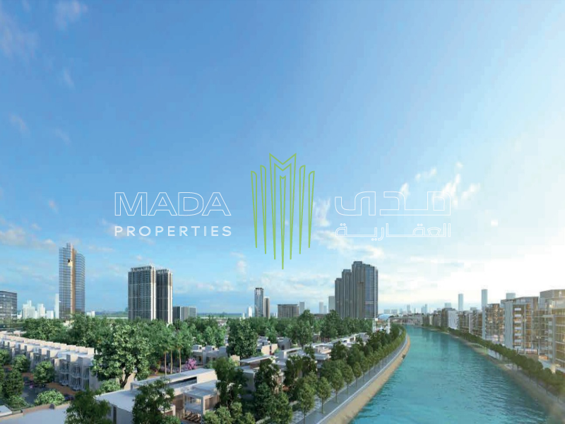 lagoon view | corner unit | 2BHK+Maid