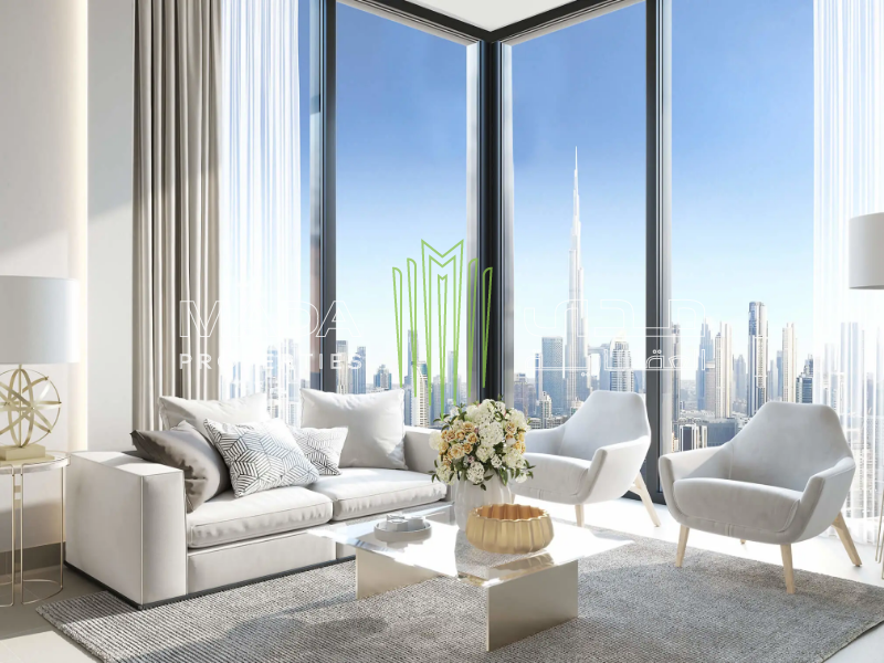 lagoon view | corner unit | 2BHK+Maid