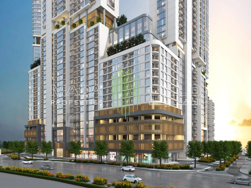 lagoon view | corner unit | 2BHK+Maid