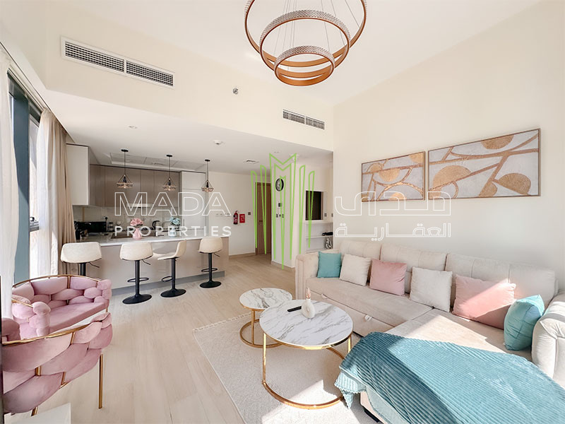 1-Bedroom Fully Furnished Apartment for Rent – Azizi Riviera