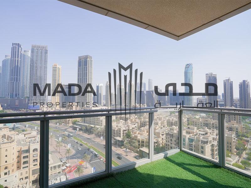 Burj And Fountain View | High Floor | Unfurnished.